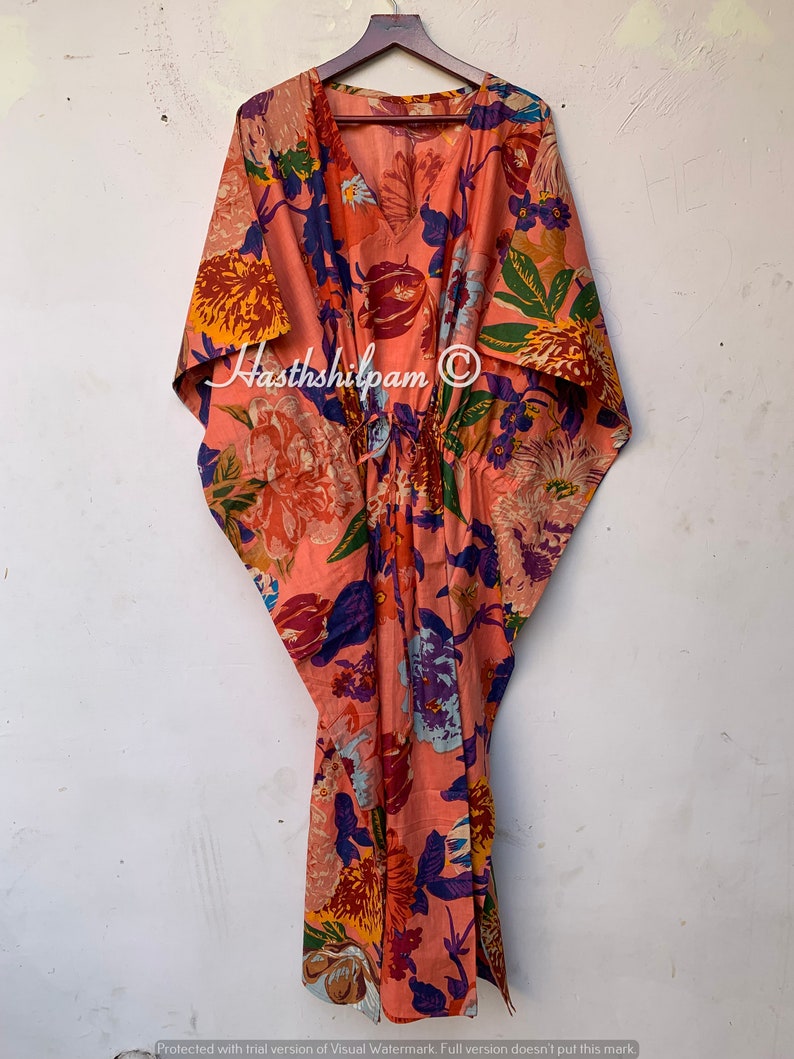 Caftan Cotton Kaftan Kaftan for Women Indian Cotton Kaftan Etsy