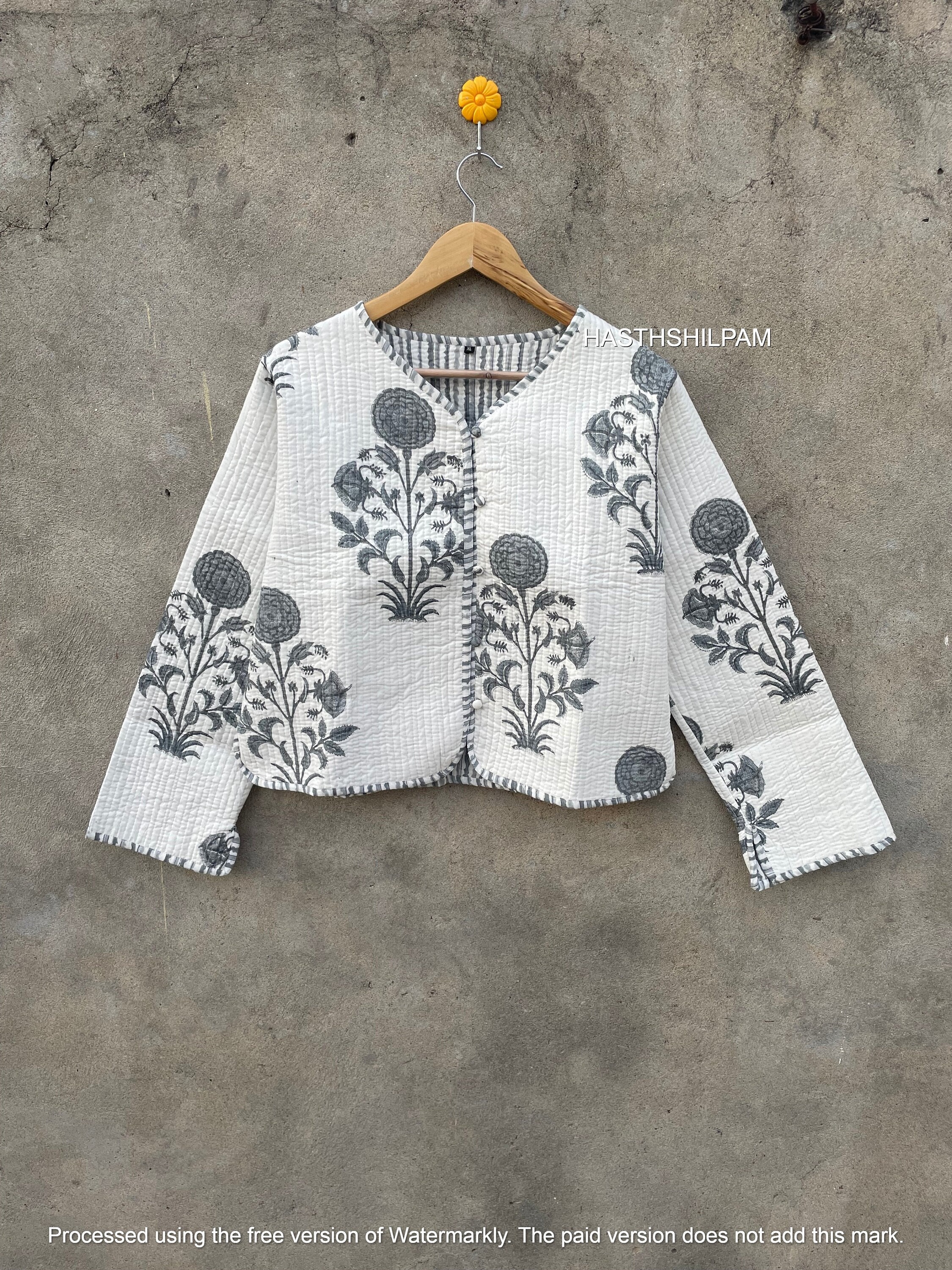 Indian Print Jacket - Etsy Indian Print Jacket - Etsy
