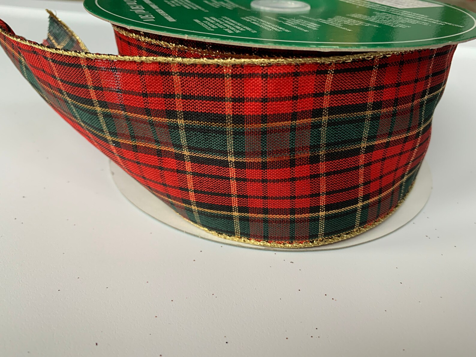 Christmas Ribbon classic red and green holiday plaid ribbon Etsy