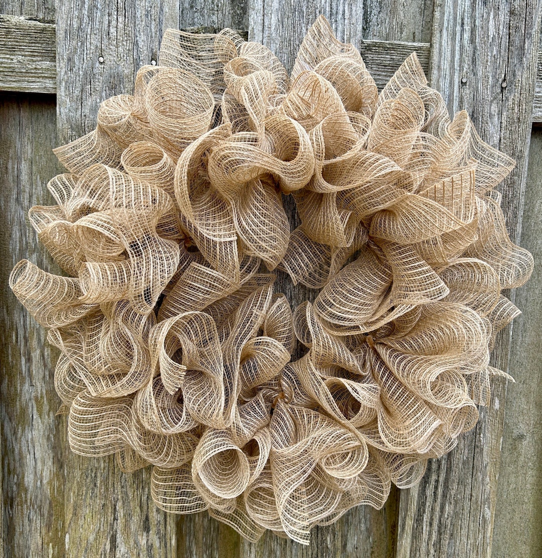 Burlap Wreaths For Front Door