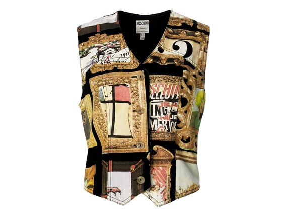 Moschino 1990s vintage waistcoat