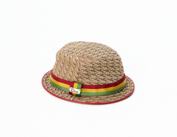 Christian Dior trotter monogram Rasta hat Fall 200