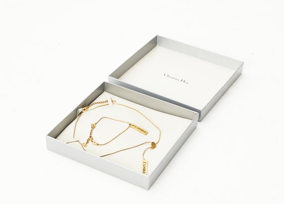 Christian Dior vintage J'adore necklace and bracel