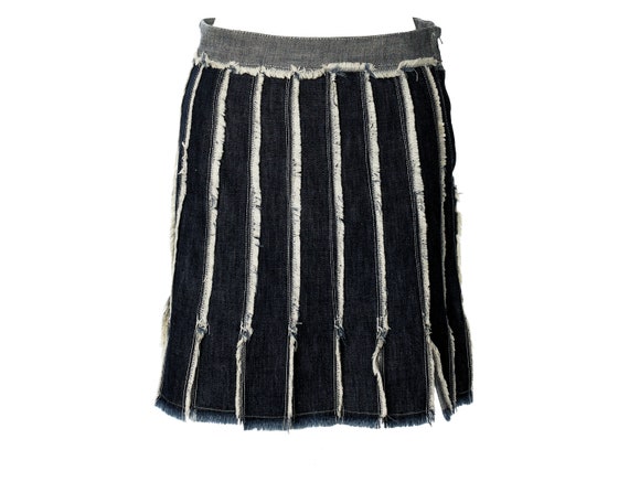 Jean Paul Gaultier vintage denim skirt