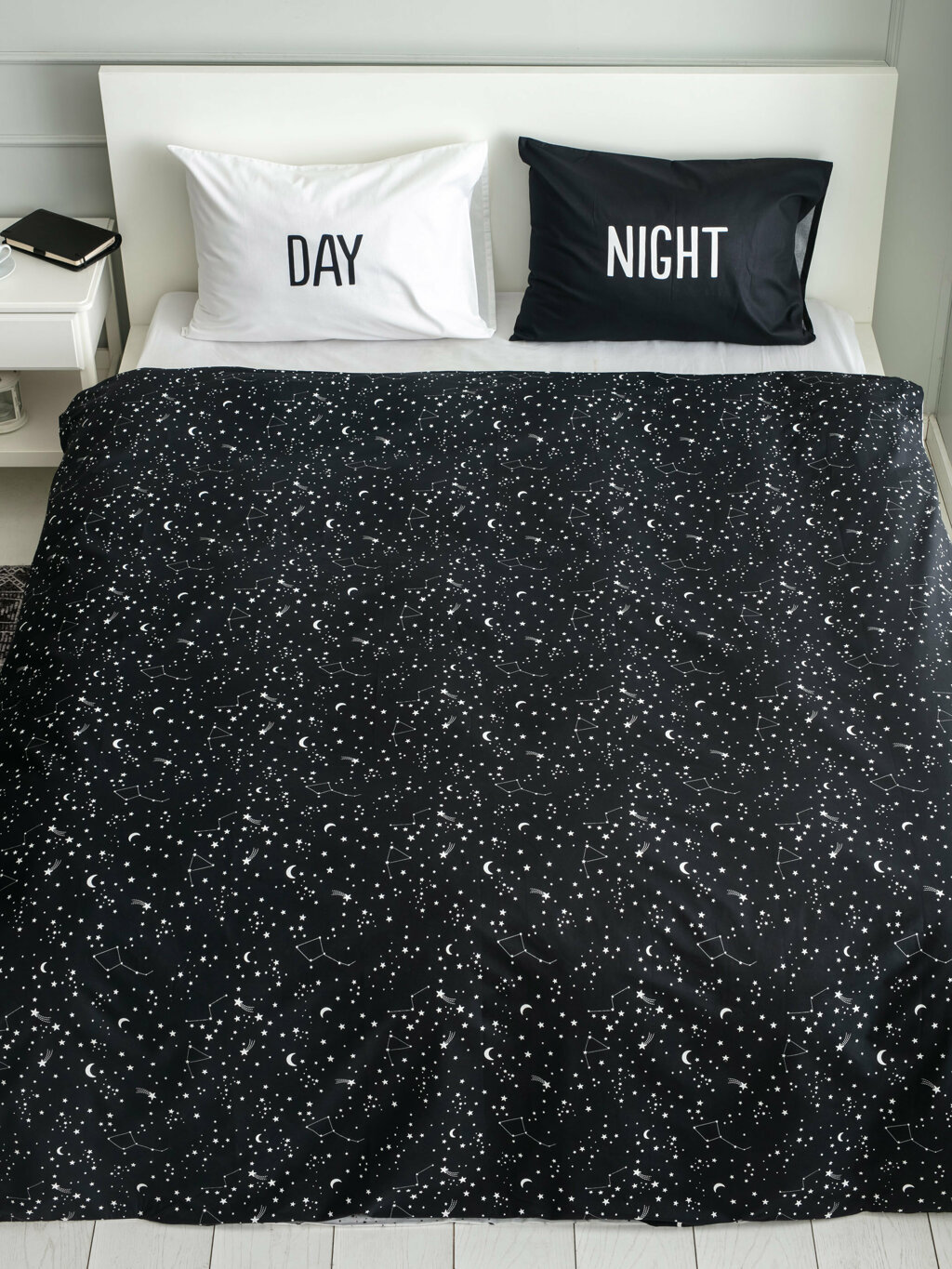 Black Duvet Cover Set Full 100 Cotton Bedding Set Linens Etsy