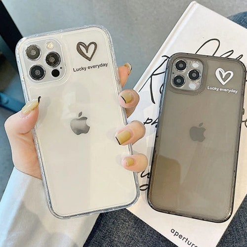 Heart Airpods Case Cute Clear Protective Soft TPU Cover for - Etsy