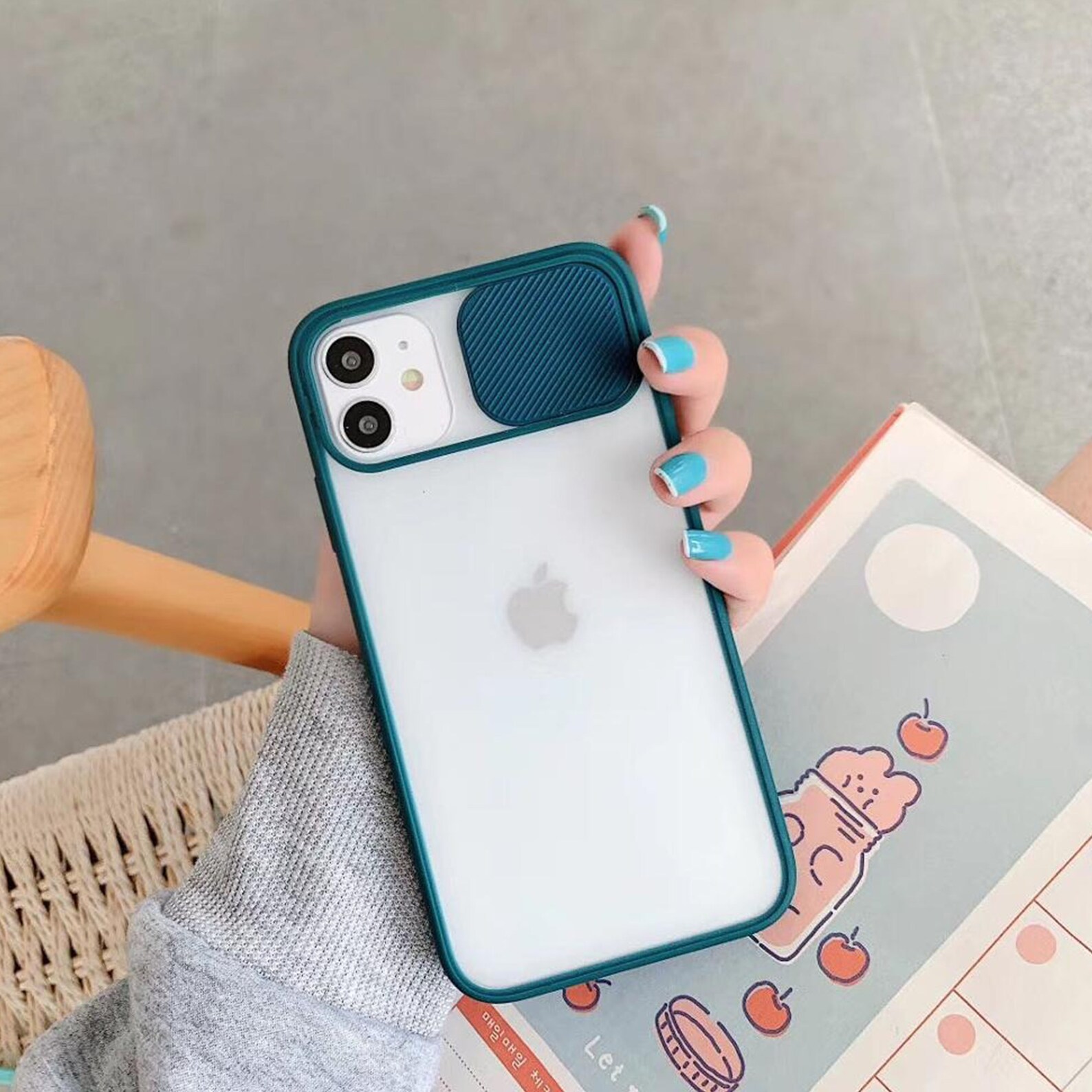 IPhone case Clear Slide Camera Lens Protection Shockproof Etsy