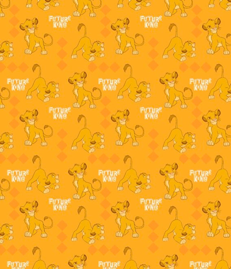 Disney Lion King Simba New King Handmade Hair Scrunchie by Candystormer.