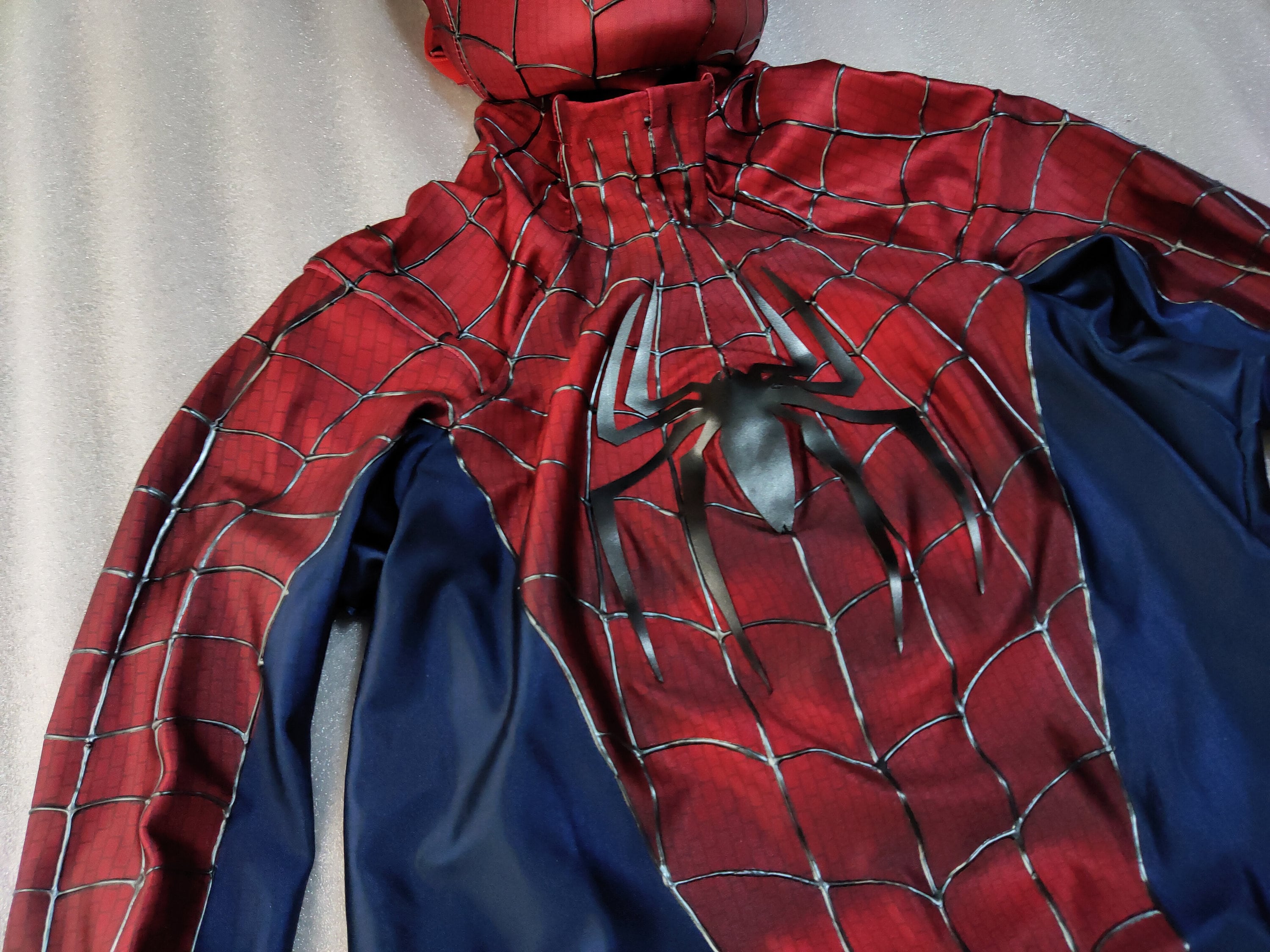 Máscara de Spiderman Sam Raimi Spider Man Máscara mejorada Adultos con cara  y correas 3D Traje de cosplay de Spiderman, réplica de accesorios de  película portátil -  México