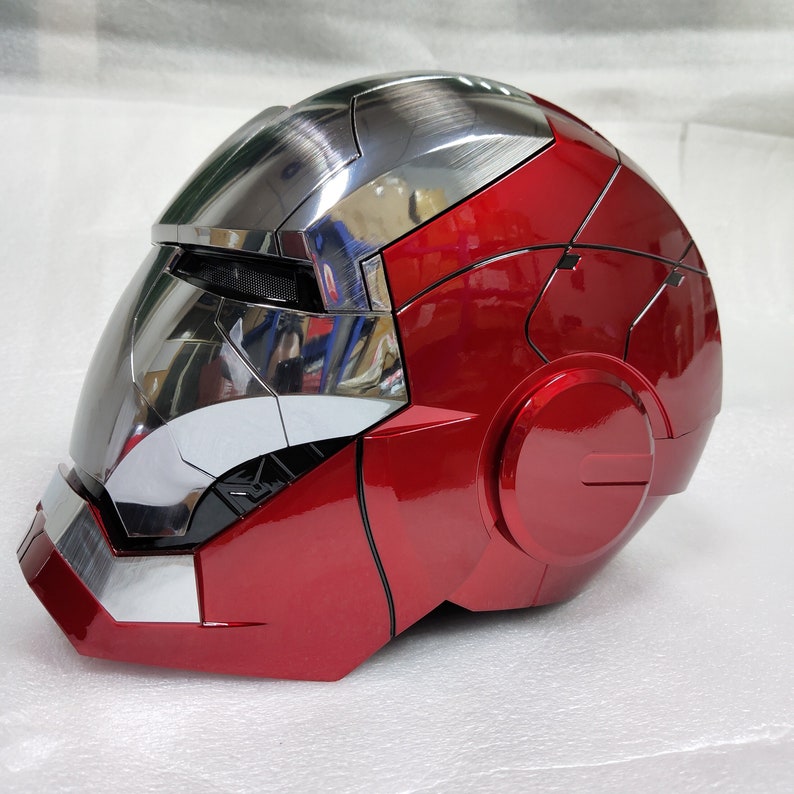 Iron Man Helmet Electronic Mark 5 Helmet Life Size Ironman | Etsy