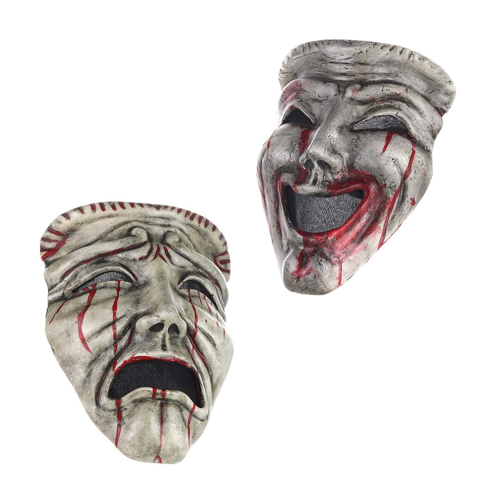 SCP 035 Mask Greek Comedy Mask Tragedy Mask Theater Mask 11 Etsy Norway