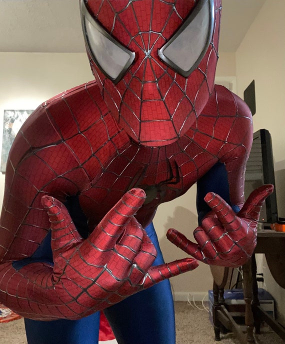 Jugar con Respecto a Caballo Disfraz de Spiderman Cosplay Sam Raimi Spider Man Suit Adultos - Etsy España