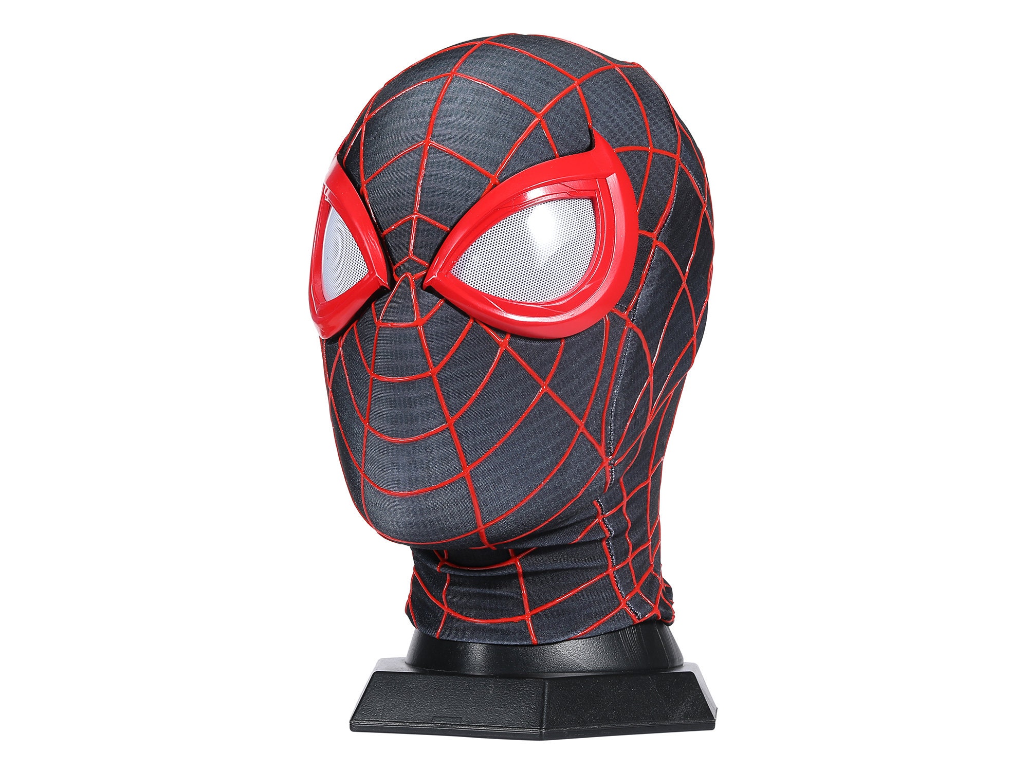 Fantasia homem aranha PS4 infantil nova mascara com olhos 3D