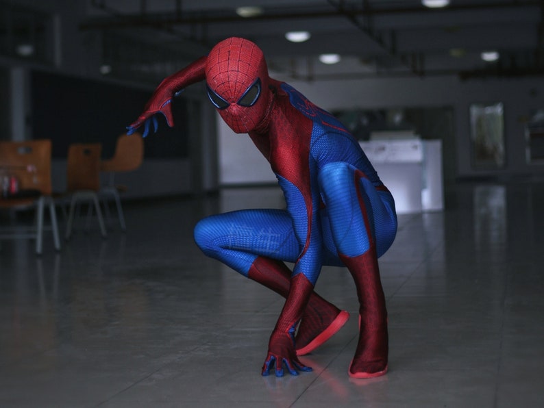 The Amazing Spiderman Suit Amazing Spiderman 1 Cosplay Suit Etsy