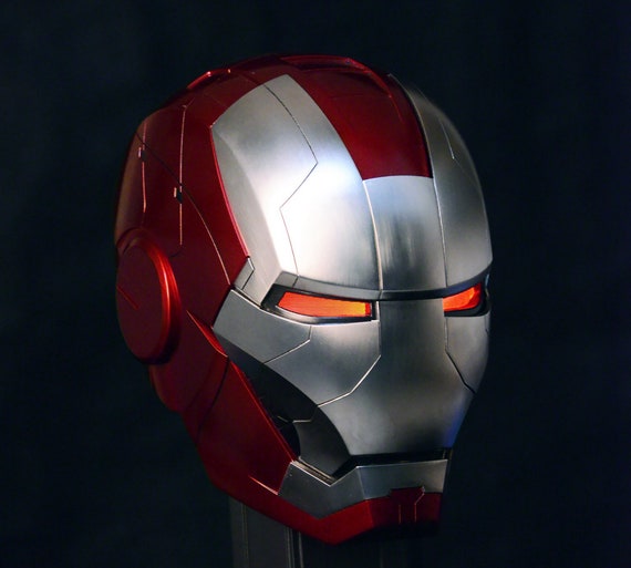 Casque Iron Man Electronic Mark 5 Casque Casque Ironman grandeur nature  avec sons, Iron Man Cosplay, Réplique daccessoires de film portable -   Canada