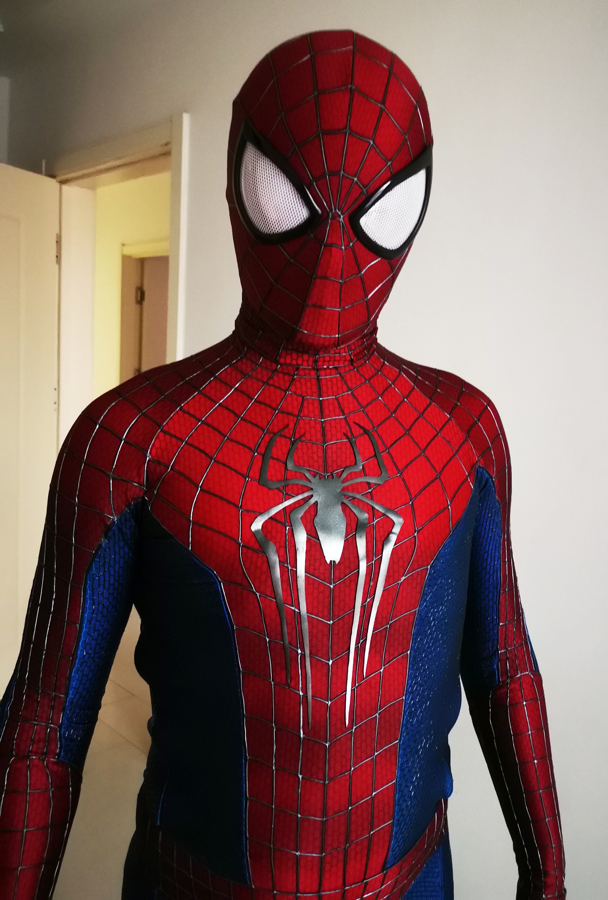 The Amazing Spiderman 2 Suit Amazing Spiderman 2 Costume With Faceshell and  Lenses Spiderman Cosplay Suit, Wearable Movie Prop Replica 