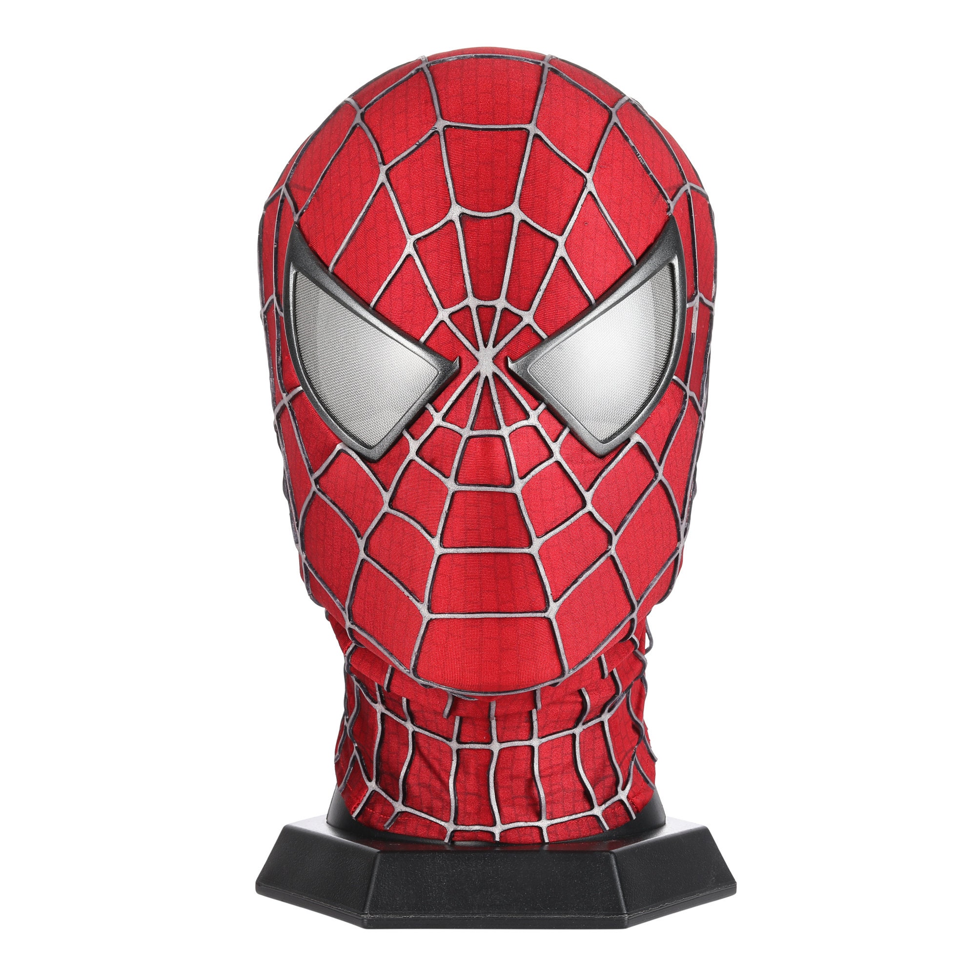 Maschera Spiderman Sam Raimi Spider Man maschera potenziata per adulti con  rivestimento facciale e tessitura 3D Costume cosplay Spiderman, replica  indossabile del film -  Italia