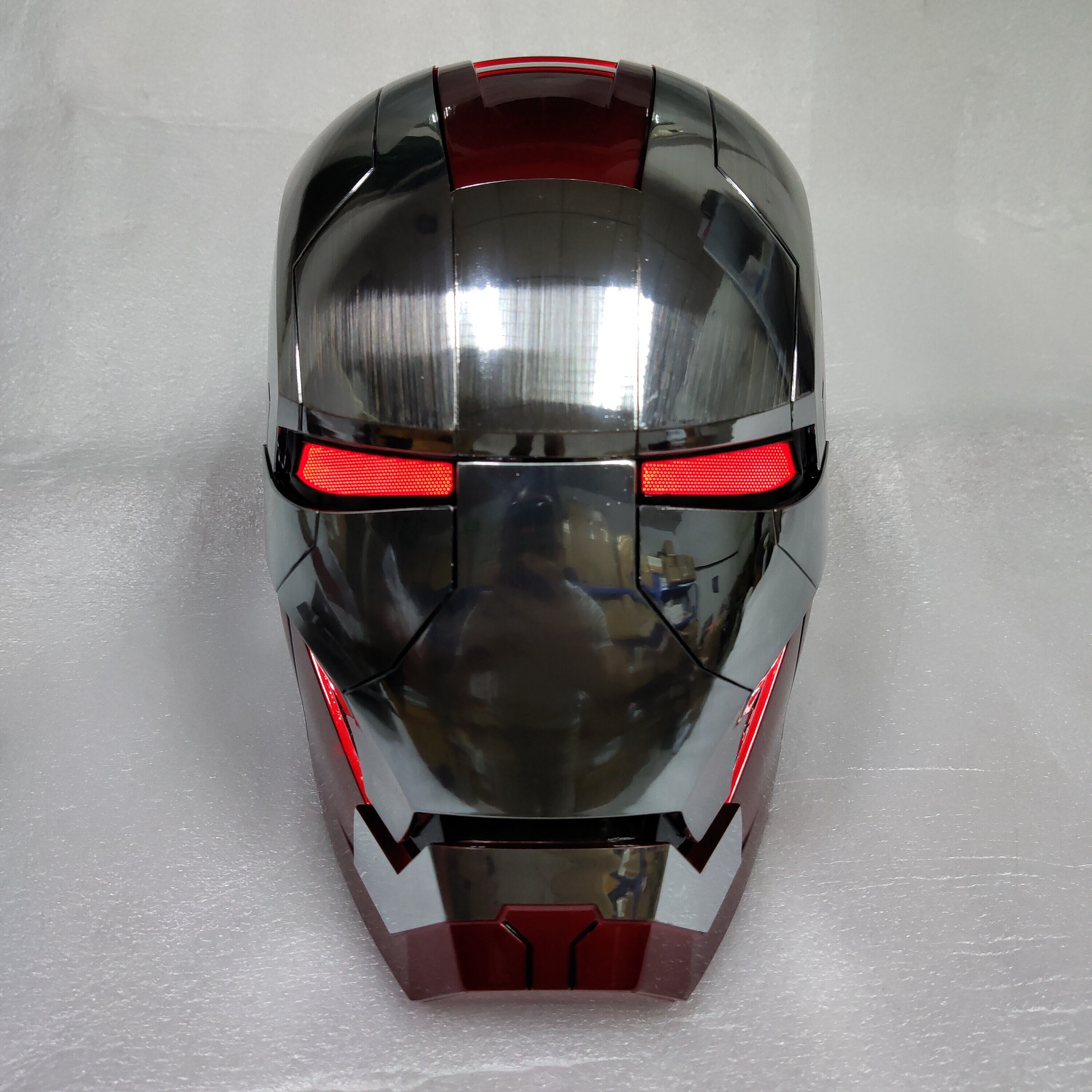 Iron Man Helm Electronic Mark 5 Helm Life Size Ironman Helm Etsy