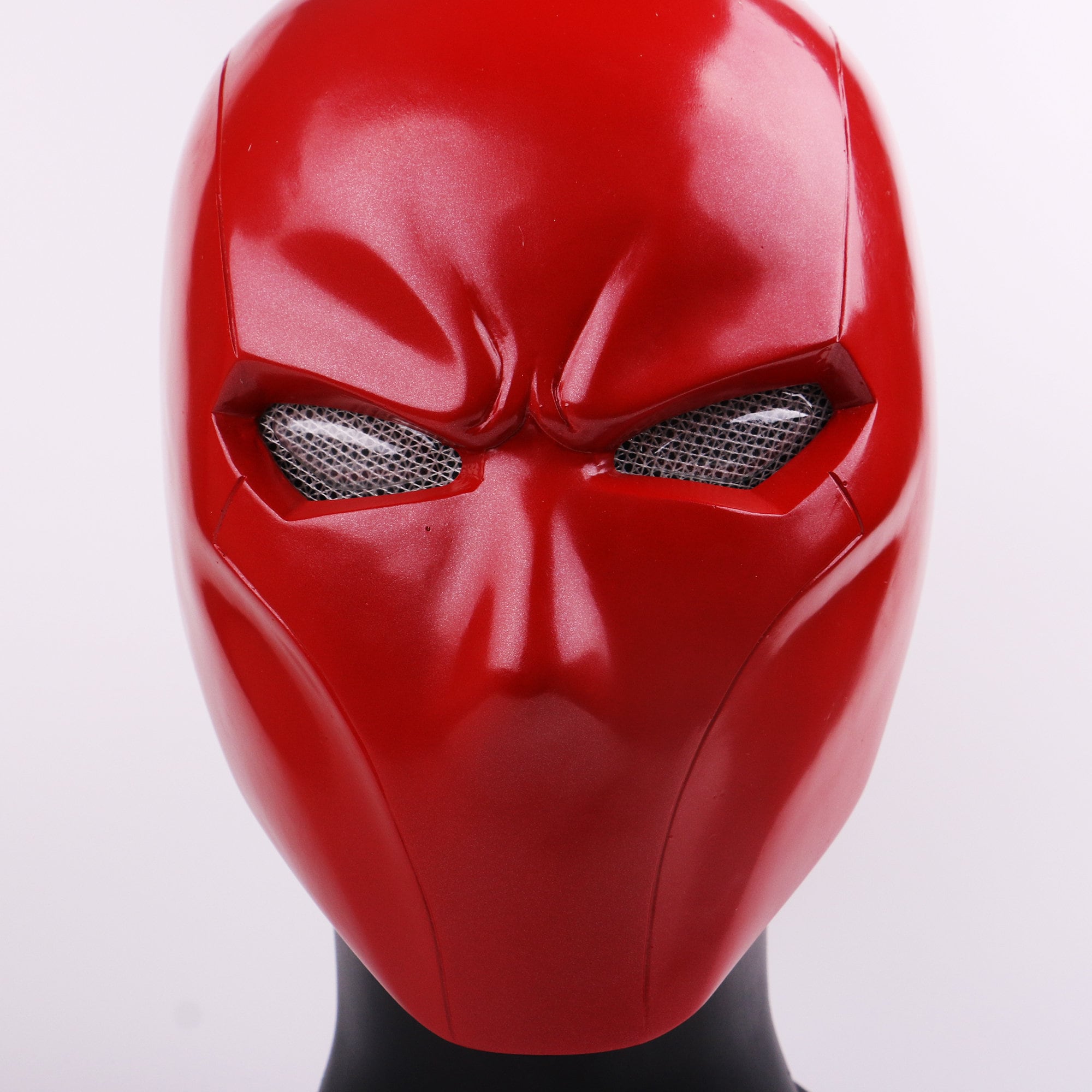 Red Hood Helmet Redhood Mask Red Hood Cosplay Dc Comics Etsy