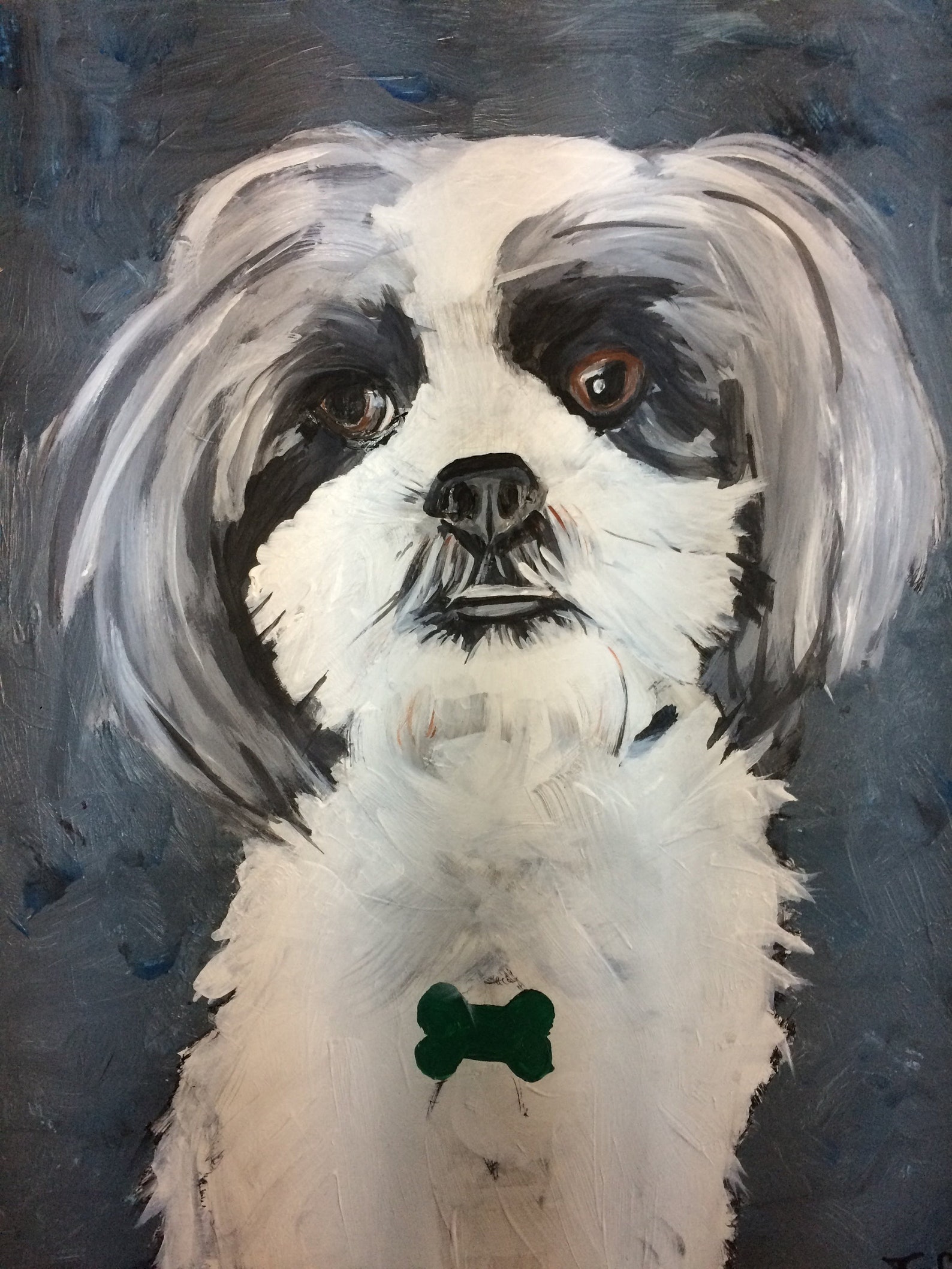 Ritratto acrilico Ritratto di cane Ritratto umano Etsy