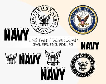 Navy svg | Etsy