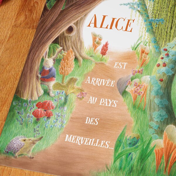 Birth Announcement In Wonderland