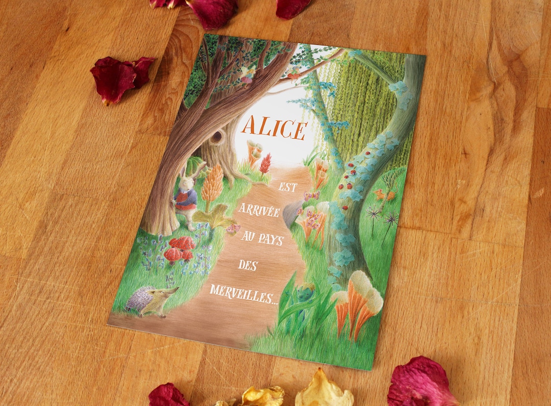 Birth Announcement Digital Ou Printed in Wonderland Etsy UK