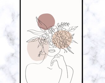 Visages Abstraits Etsy