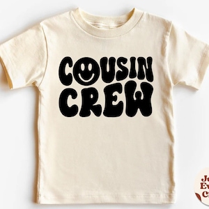 Cousin Crew Toddler Shirt, Boho Cousin Crew Tee, Cute Cousin Natural Toddler Tee, Cousin Birthday Baby Shirt , Toddler T-Shirt
