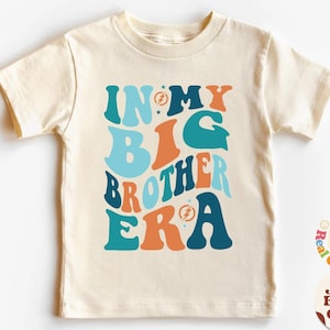 In My Big Brother Era, Baby Announcement, Big Bro Shirt, Big Brother Body, Brother Pregnancy Reveal, Big Brother Toddler, Toddler Shirt