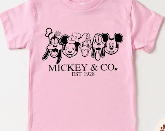 Camisetas de Mickey y sus amigos, camisetas para niños, camisetas para niños, camisetas para niños pequeños