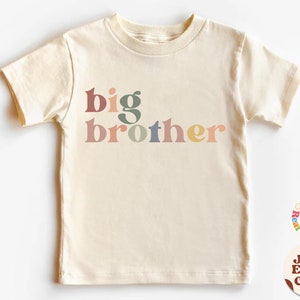 Chemise grand frère pour tout-petit, body bébé grand frère, faire-part de grossesse, cadeau grand frère naturel, bébé naturel frère et sœur, t-shirt pour jeune