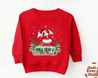 Mickey's Very Merry Xmas Party Sweatshirt, Christmas Mickey Sweatshirt, Disneyland Vacation Holiday Gift, Season Christmas Sweater