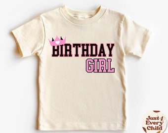 Geburtstagskind Kleinkind Shirt, Geburtstagskind Shirt, süßes Geburtstagskind Shirt, Geburtstagsgeschenk für Mädchen, rosa Kinder Shirt, Geburtstagsparty T-Shirt