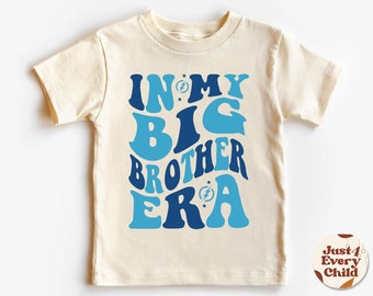 In My Big Brother Era T-Shirt, Schwangerschaftsanzeige, Big Brother Shirt, Baby-Ankündigung, Schwangerschafts-Enthüllungsshirt, Big Bro-Ankündigung