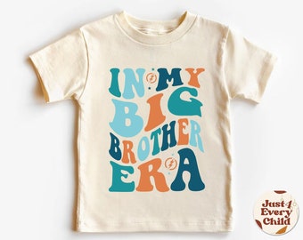 In mijn Big Brother-tijdperk, babyaankondiging, Big Bro Shirt, Big Brother Body, Brother Zwangerschap Reveal, Big Brother Peuter, Peuter Shirt