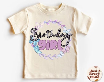 Geburtstagskind-Kleinkind-Hemd, niedliches Geburtstagsparty-T-Stück, Retro Geburtstagsgeschenk, Mädchen-Geburtstag natürlich, Geburtstags-Hemd für Kinder