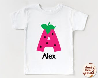 Personalized Shirt, Summer Tee For Kids, Shirt For Toddler, Sibling Tees, Baby Shirt, Custom Name Tee
