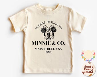 Minnie Shirt, Kids Gift, Minnie Tee For Toddler