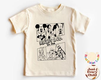 Mickey und Freunde T-Shirt, Kinder T-Shirt, Mickey Shirt für Kleinkinder