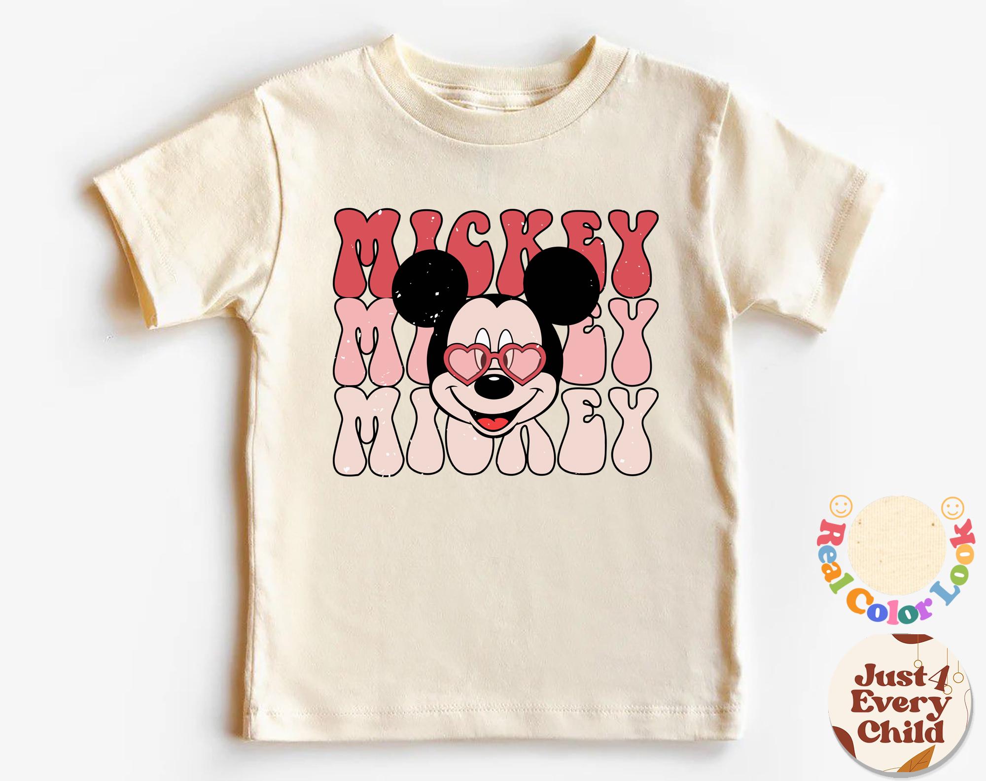 Valentine Tshirt, Mickey's Valentine Tee, Cool Mickey Mouse Shirt, Valentines Day Toddler T-Shirt, Disney Shirt