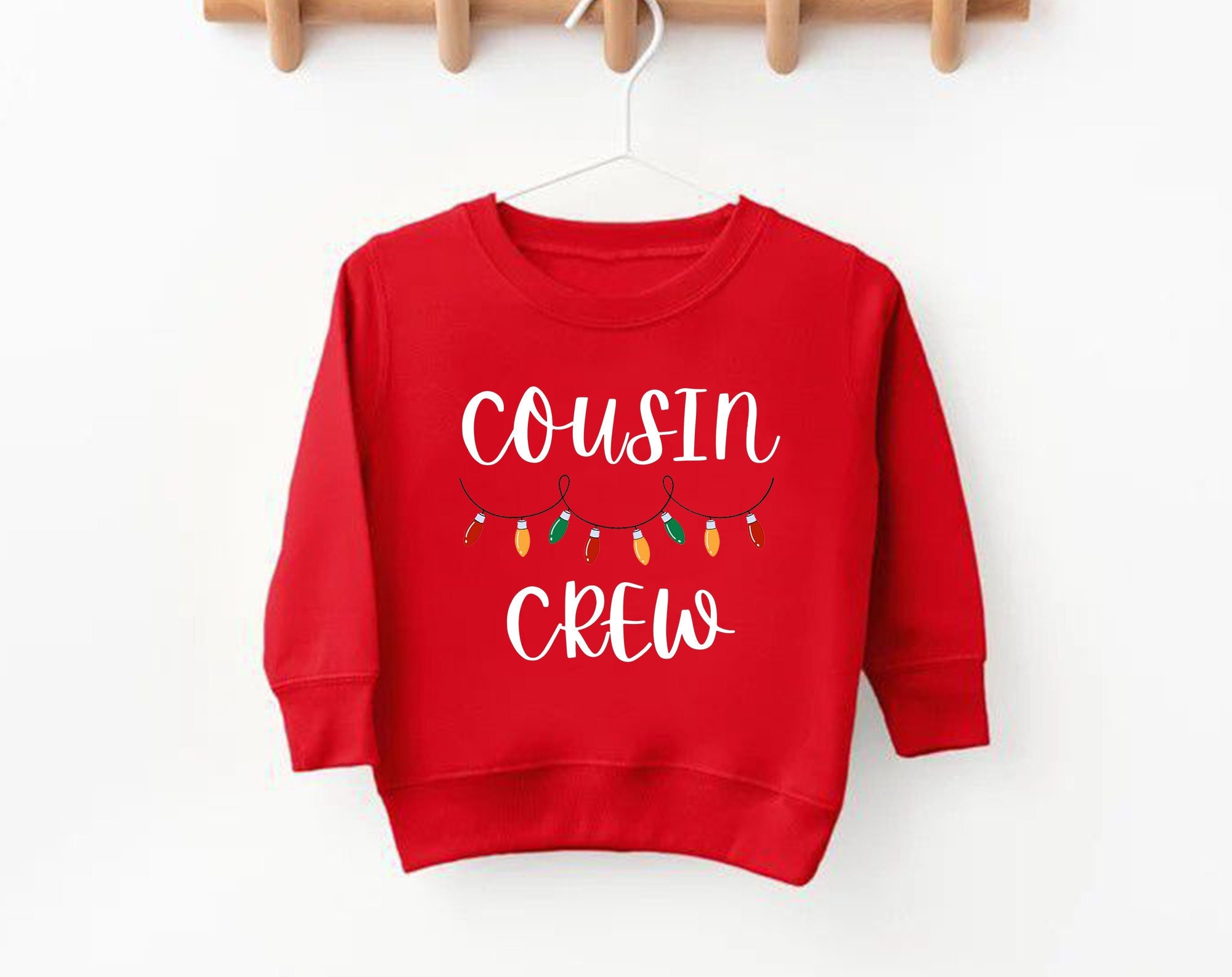 Cousin Crew Sweatshirt, Toddler Sweatshirt, Kids Christmas Sweatshirt ...