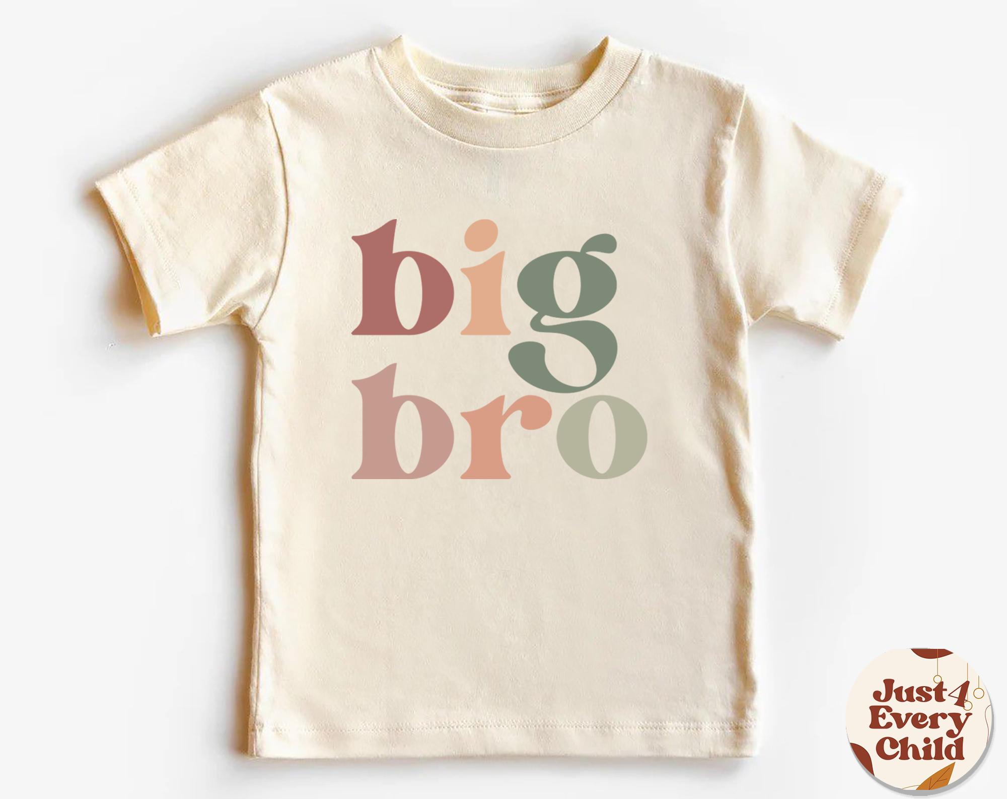 Big Bro Bodysuit, Big Bro Shirt, Boys Natural Baby Body, Retro Pregnancy Announcement Bodysuit, Toddle Shirt, Big Brother Body, Big Bro