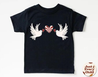 Camiseta del día de San Valentín, camiseta del día de San Valentín para niños