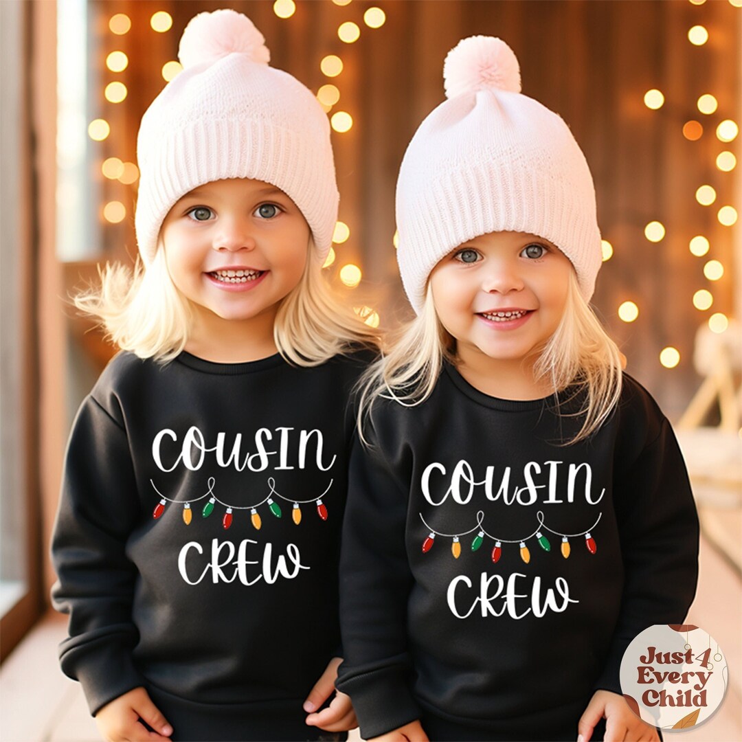 Cousin Crew Sweatshirt, Toddler Sweatshirt, Kids Christmas Sweatshirt
