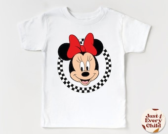 Minnie Mouse Shirt Disney, Minnie Tee, Girl&#39;s Disney Natural Shirt, Cute Minnie  Bodysuit, Baby Shower Gift, Gift For Kids, Disney Tee