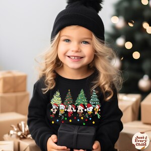 Mickey und Friends Weihnachtsfeier Pullover, Passende Weihnachten Pullover, Urlaub Weihnachtsbaum Pullover, Disneyland Weihnachtsset