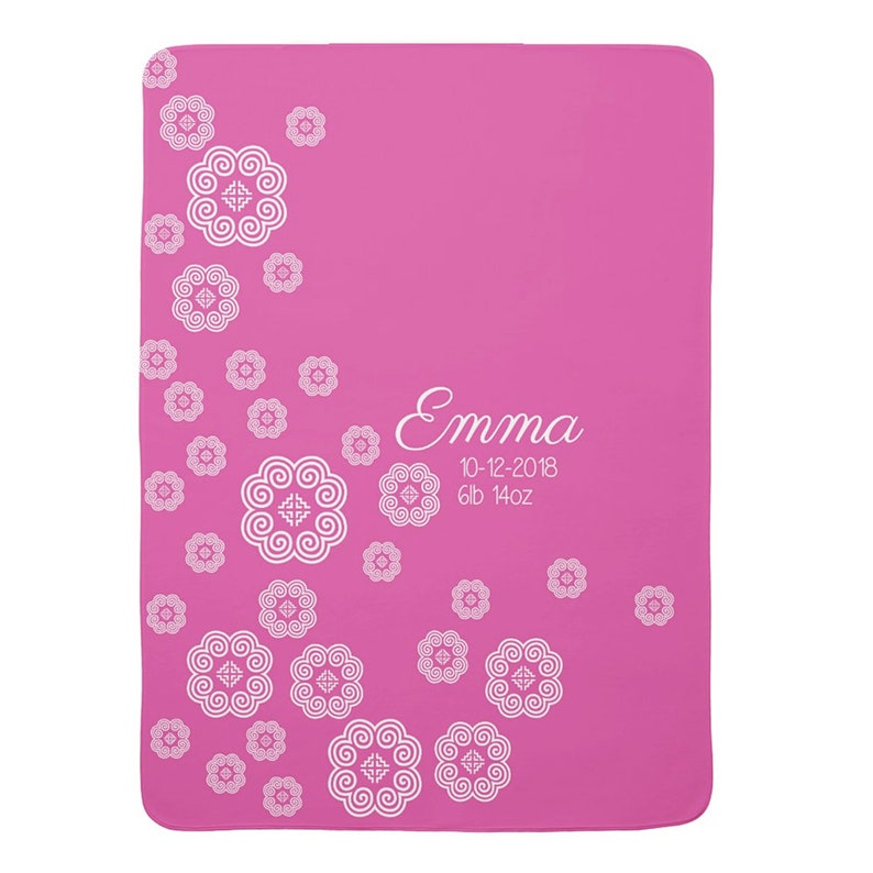 Personalized Fleece Baby Blanket Etsy