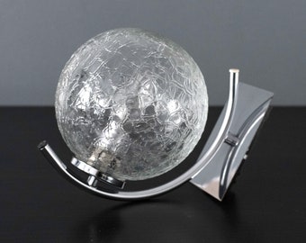 Rare ball lamp wall lamp by Sputnik designer Richard Essig Original from the 60s 70s Vintage Modernist Midcentury Space Age