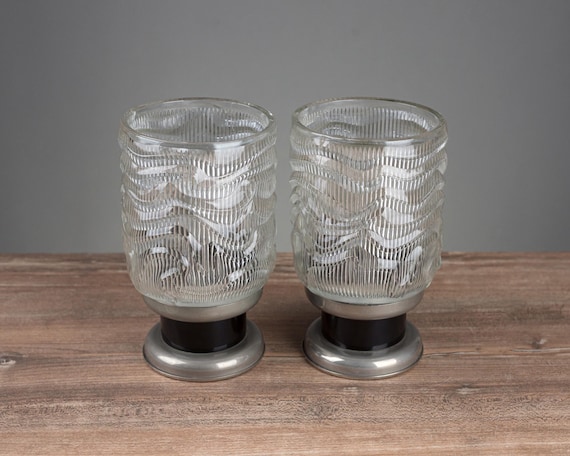 DDR Nachttischlampen Paar 2 Set Vintage Tischlampen VEB NARVA